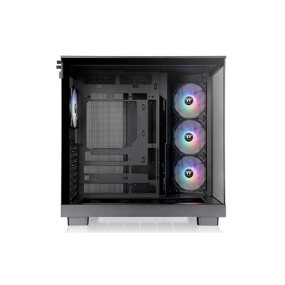 ქეისი ThermalTake CA-11E-00M1WN-00 View 380 XL TG ARGB, Computer Case, MidT, Mini ITX, Micro ATX, ATX, Type-C, USB 3.0 x 2, HD Audio, Black