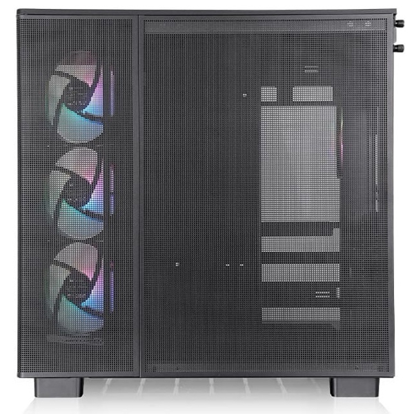 Computer Case ThermalTake CA-11E-00M1WN-00 View 380 XL TG ARGB, MidT, Mini ITX, Micro ATX, ATX, Type-C, USB 3.0 x 2, HD Audio, Black