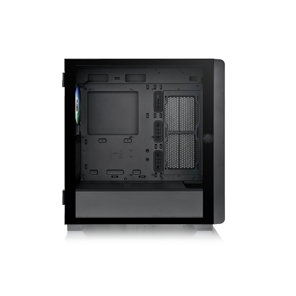 ქეისი ThermalTake CA-1Y6-00M1WN-00 S250 TG ARGB, Computer Case, MidT, Mini ITX, Micro ATX, ATX, E-ATX, USB 3.0 x 2, HD Audio, Black