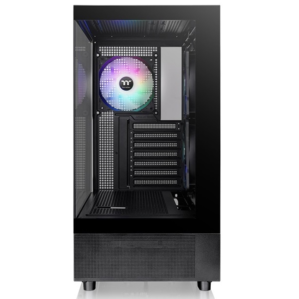 ქეისი ThermalTake CA-1Y7-00M1WN-01 View 270 Plus TG ARGB, Computer Case, MidT, Mini ITX, Micro ATX, ATX, E-ATX, Type-C, USB 3.0 x 2, HD Audio, Black