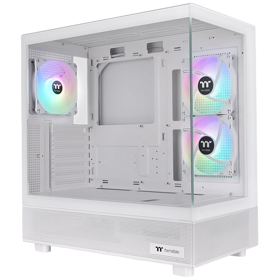 Computer Case ThermalTake CA-1Y7-00M6WN-01 View 270 Plus TG ARGB Snow, MidT, Mini ITX, Micro ATX, ATX, E-ATX, Type-C, USB 3.0 x 2, HD Audio, White