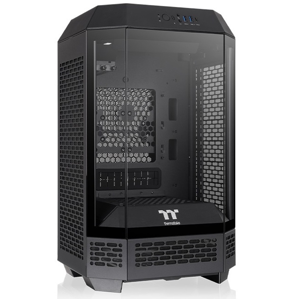 ქეისი ThermalTake CA-1Z9-00S1WN-00 The Tower 250, Computer Case, MiniT, Mini ITX, Type-C, USB 3.0 x 2, HD Audio, Black