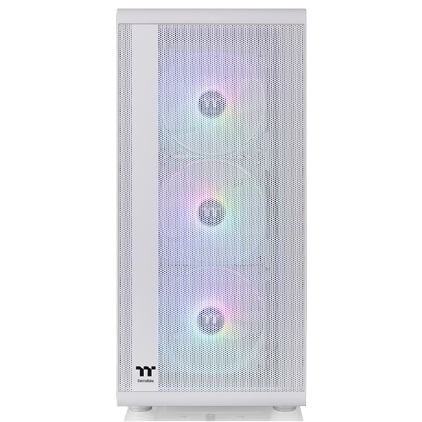 Computer Case ThermalTake CA-1X2-00M6WN-00 S200 TG ARGB Snow, MidT, Mini ITX, Micro ATX, ATX, USB 3.0 x 2, HD Audio, White