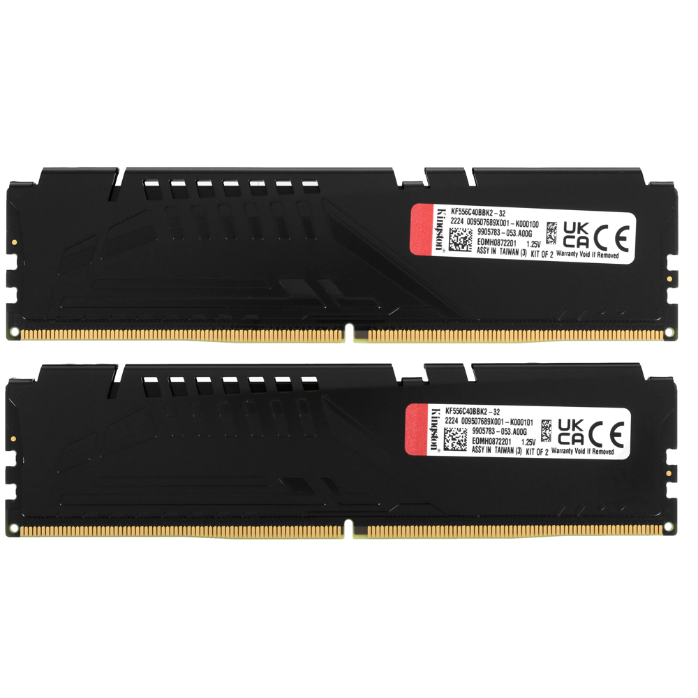 RAM Kingston KF556C40BBK2-32 FURY BEAST, RAM 32GB, DDR5 DIMM, 5600MHz