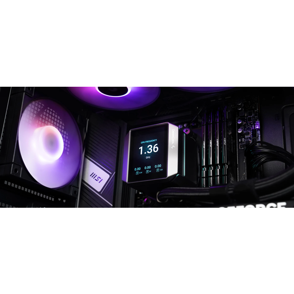 Liquid Cooling DeepCool Mystique 360 ARGB, 120mm, 2400RPM, Black