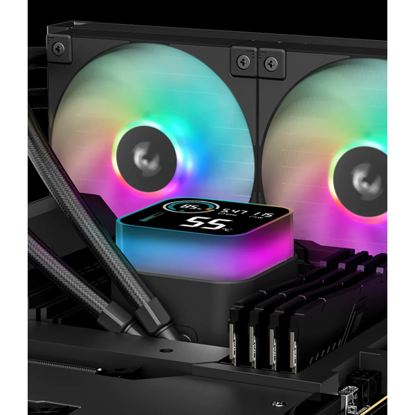 Liquid Cooling DeepCool LQ360, 120mm, 2400RPM, Black