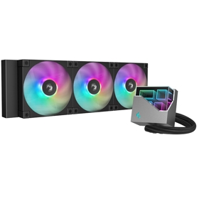 Liquid Cooling DeepCool LT360 ARGB, 120mm, 2400RPM, Black