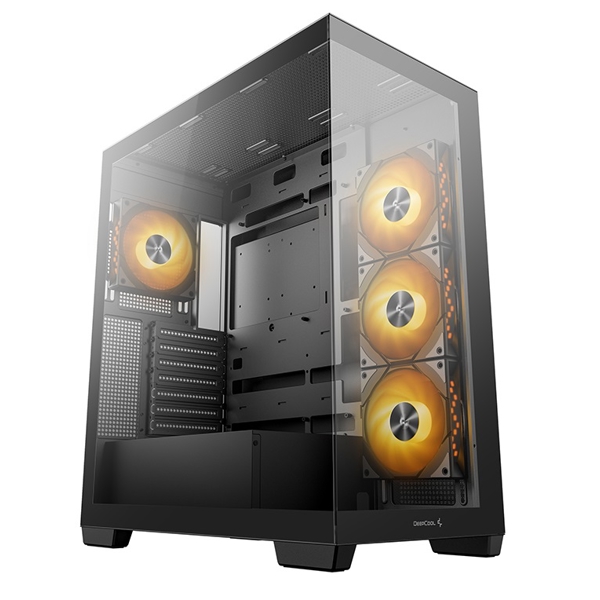 ქეისი Deepcool CG580 4F, Computer Case, MidT, ITX, Micro-ATX, ATX, USB3.0×2, Audio, Black