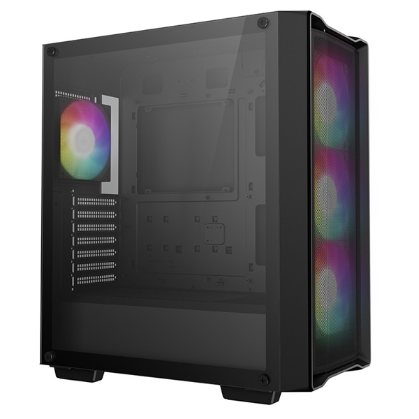 ქეისი DeepCool CC560 MESH V2, Computer Case, MiniT, Mini-ITX, Micro-ATX, ATX, USB3.0×2, Audio, Black