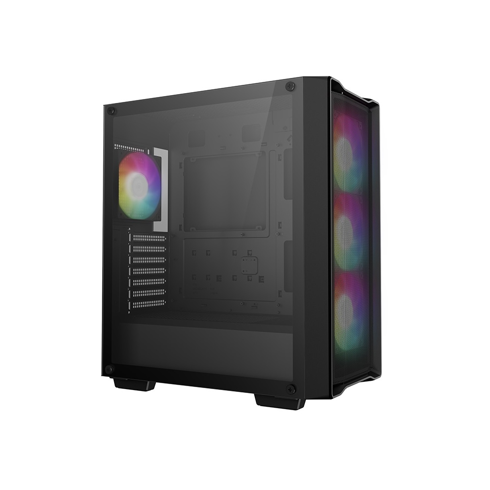 Computer Case DeepCool CC560 MESH V2, MiniT, Mini-ITX, Micro-ATX, ATX, USB3.0×2, Audio, Black
