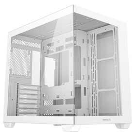 ქეისი DeepCool CG530 WH, Computer Case, ITX, Micro-ATX, ATX, USB3.0×2, USB2.0, Audio/Mic, White