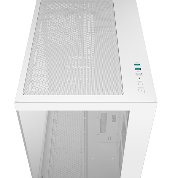 Computer Case DeepCool CG530 WH, ITX, Micro-ATX, ATX, USB3.0×2, USB2.0, Audio/Mic, White