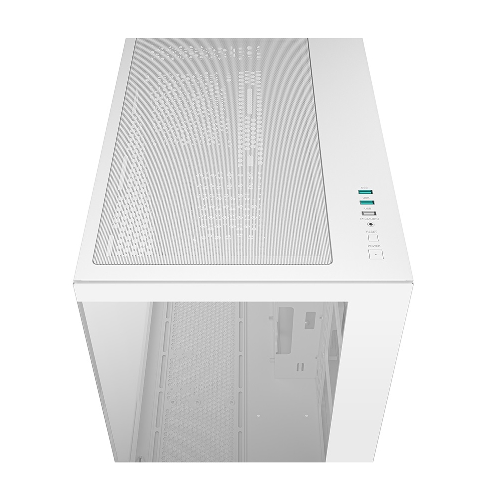 Computer Case DeepCool CG530 WH, ITX, Micro-ATX, ATX, USB3.0×2, USB2.0, Audio/Mic, White