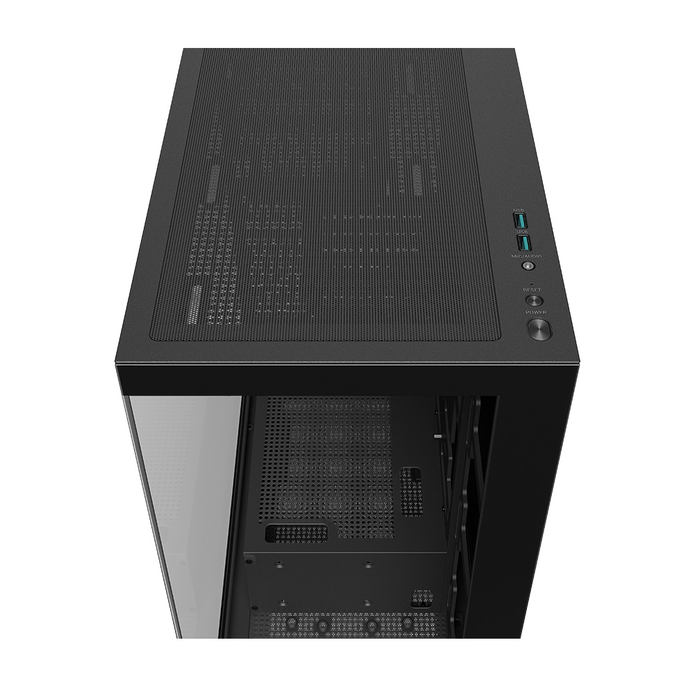 Computer Case DeepCool CG580, MidT, ITX, Micro-ATX, ATX, USB3.0×2, Audio, Black
