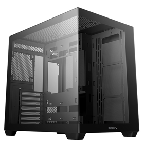 ქეისი DeepCool CG530, Computer Case, ITX, Micro-ATX, ATX, USB3.0×2, USB2.0, Audio/Mic, Black