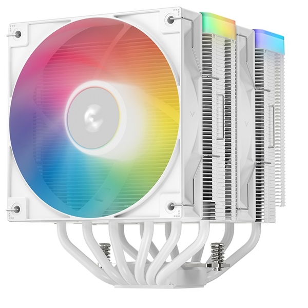 Cooler DeepCool AG620 WH ARGB V2, 120mm, 1950RPM, White