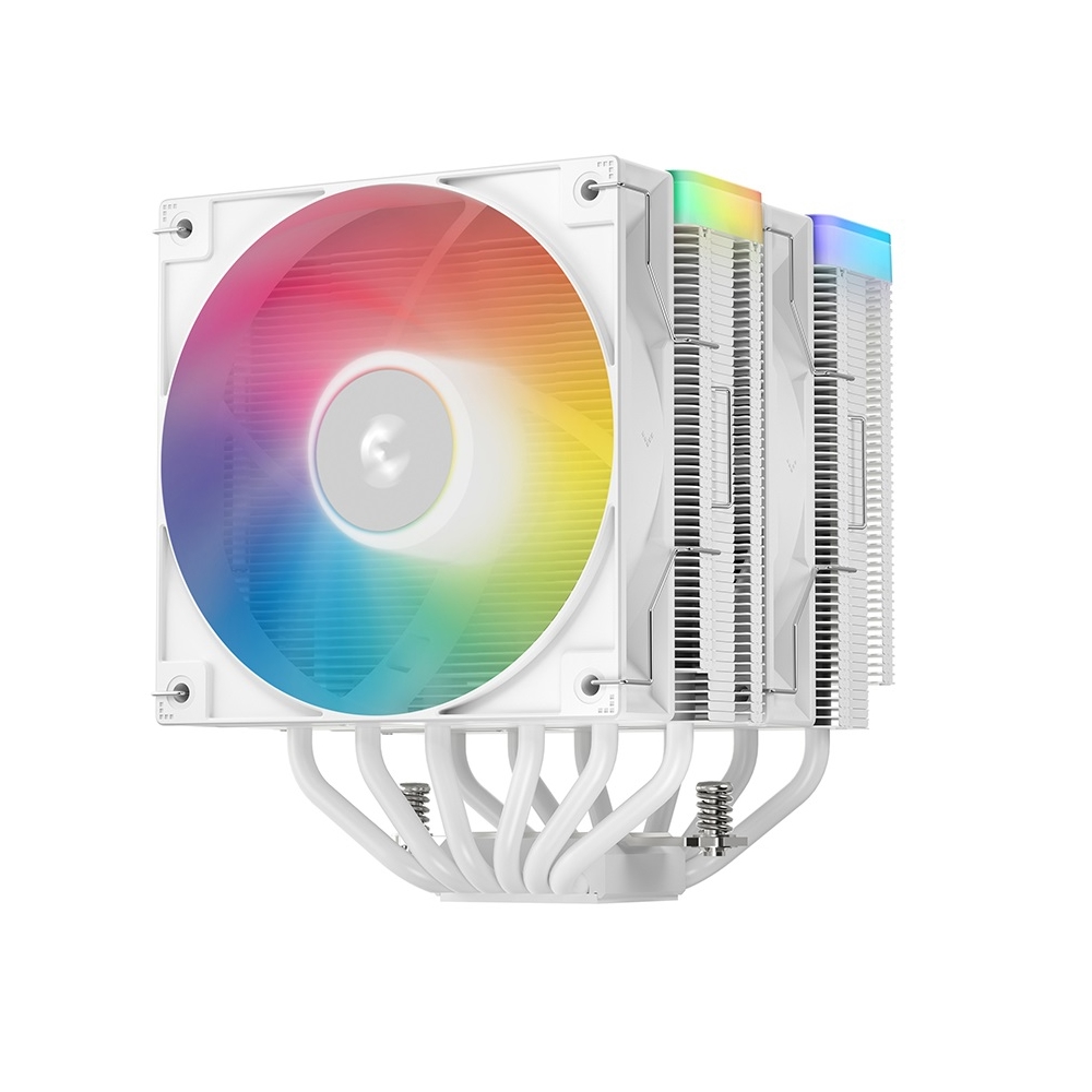 Cooler DeepCool AG620 WH ARGB V2, 120mm, 1950RPM, White