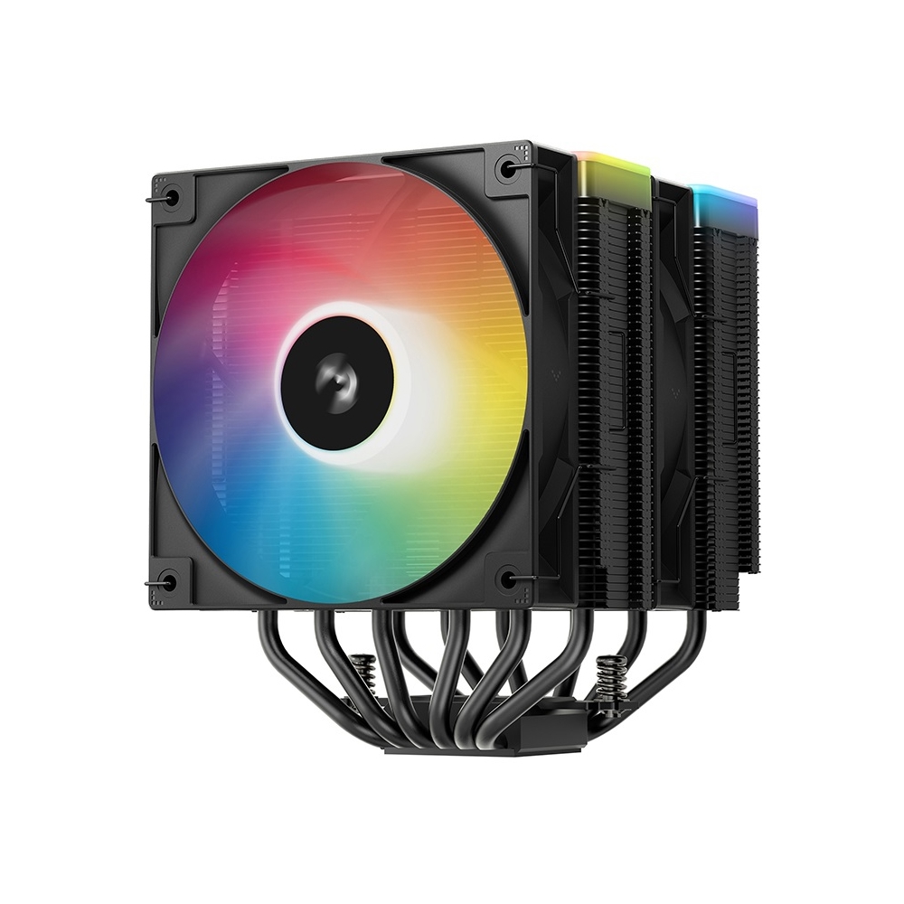 ქულერი DeepCool AG620 BK ARGB V2, 120mm, 1950RPM, Cooler, Black