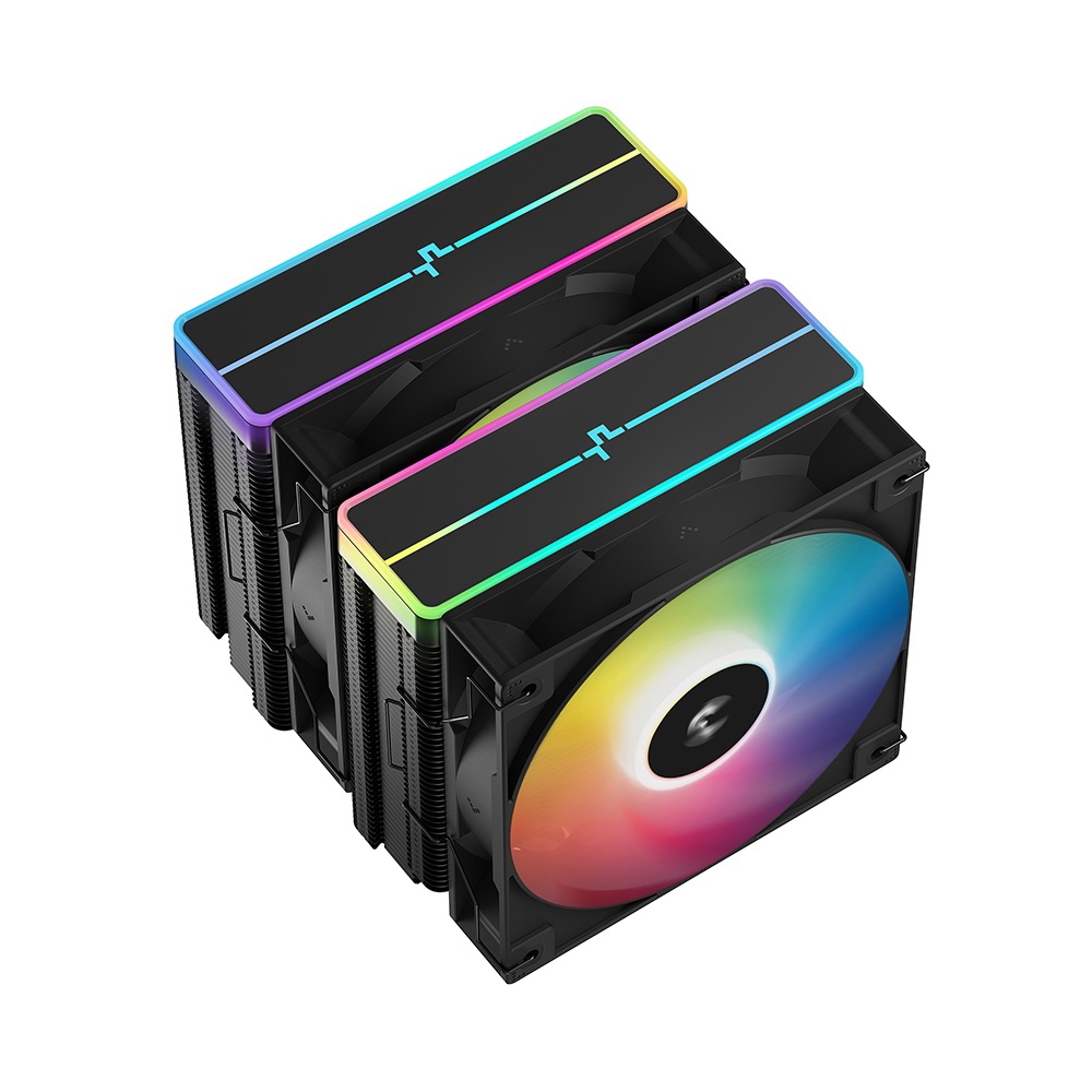 ქულერი DeepCool AG620 BK ARGB V2, 120mm, 1950RPM, Cooler, Black