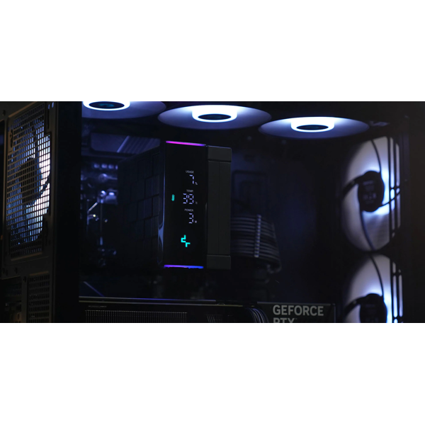 Cooler DeepCool AK400 DIGITAL PRO, 120mm, 1750RPM, Black