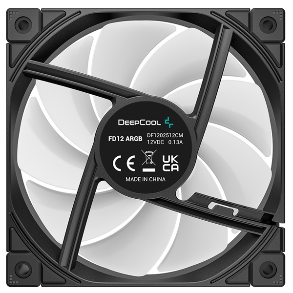 Case Fan DeepCool FD12 ARGB-3 IN 1, 120mm, 2050RPM, Black