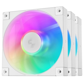Case Fan DeepCool FD12 ARGB WH-3 IN 1, 120mm, 2050RPM, White