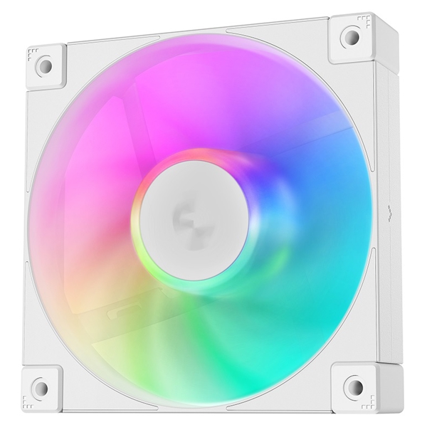 Case Fan DeepCool FD12 ARGB WH-3 IN 1, 120mm, 2050RPM, White