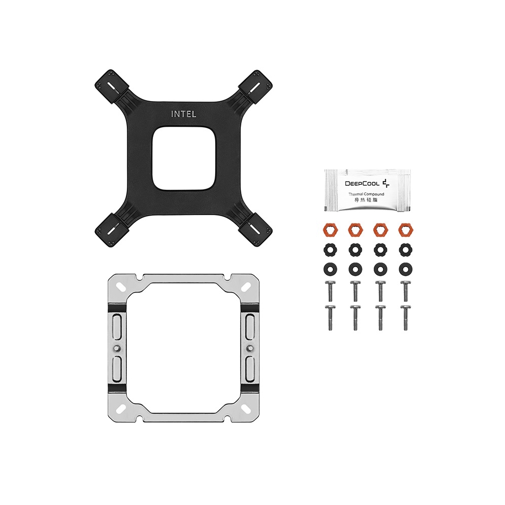 Cooler DeepCool AG400 WH ARGB V2, 120mm, 2100RPM, White