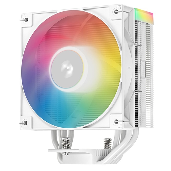 Cooler DeepCool AG400 WH ARGB V2, 120mm, 2100RPM, White