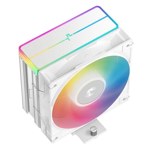 Cooler DeepCool AG400 WH ARGB V2, 120mm, 2100RPM, White