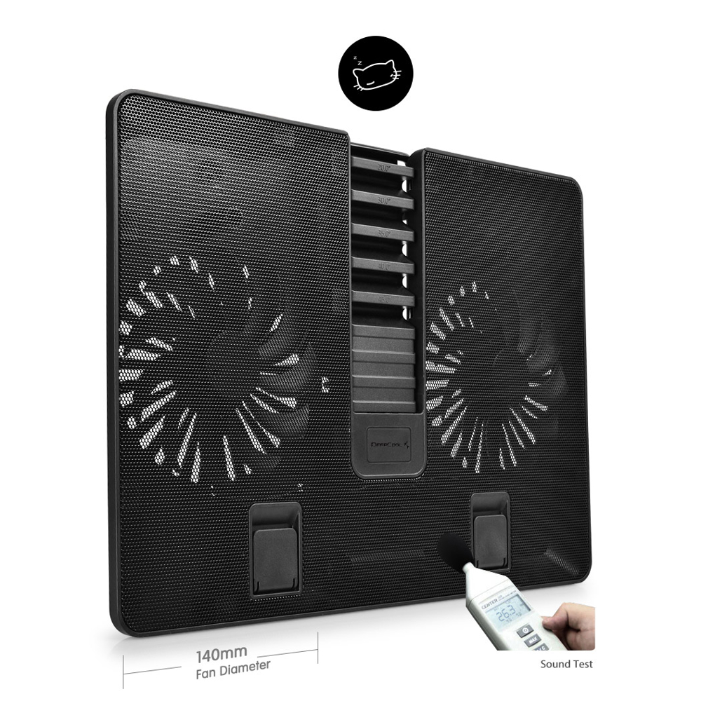 Laptop Cooling Stand DeepCool DP-N214A5_UPAL, Black
