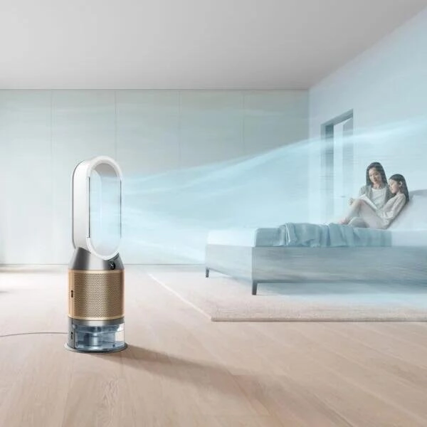 ჰაერის გამწმენდი Dyson 545007-01 PH05, 33m², Air Purifier, White/Gold