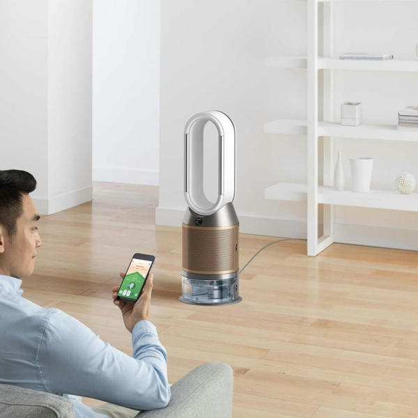 ჰაერის გამწმენდი Dyson 545007-01 PH05, 33m², Air Purifier, White/Gold