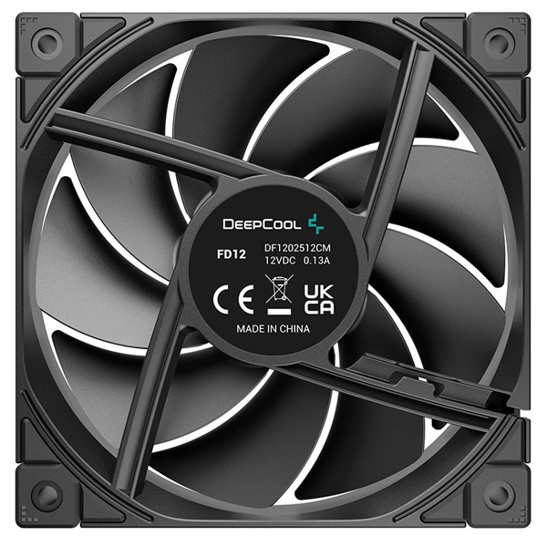 Case fan DeepCool FD12, 120mm, 2050RPM, Black