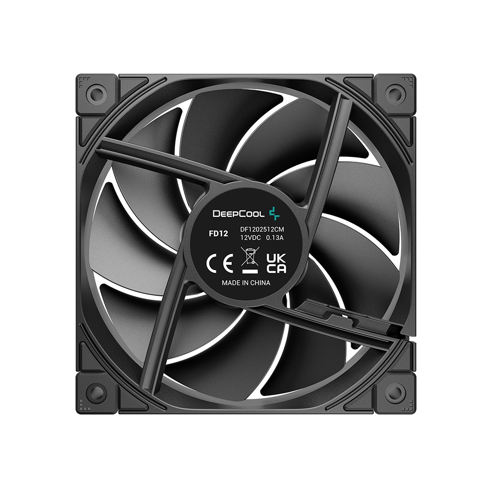Case fan DeepCool FD12, 120mm, 2050RPM, Black