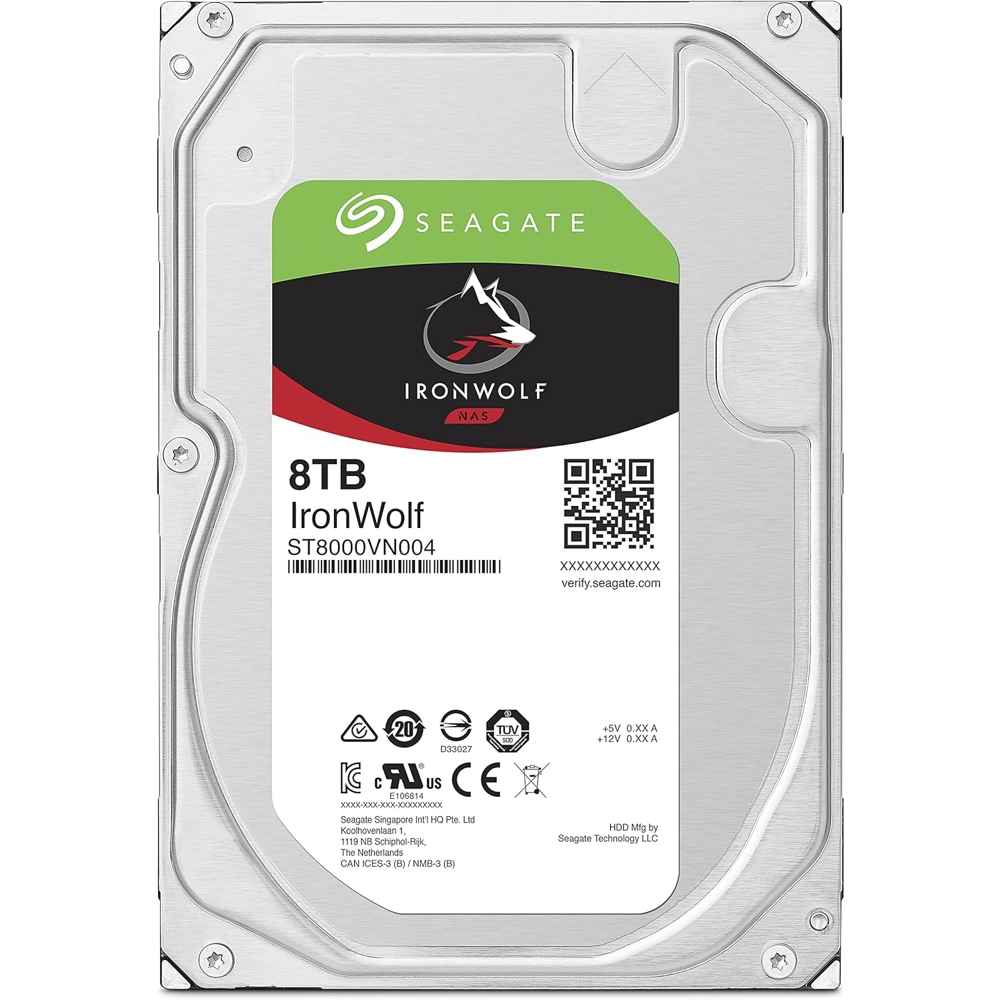 მყარი დისკი Seagate ST8000VN004 IronWolf Pro, 8TB, 3.5", Internal Hard Drive