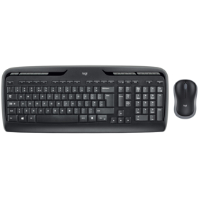 კლავიატურა+მაუსი Logitech L920-003989 MK330, Wireless, USB, Keyboard And Mouse, Black