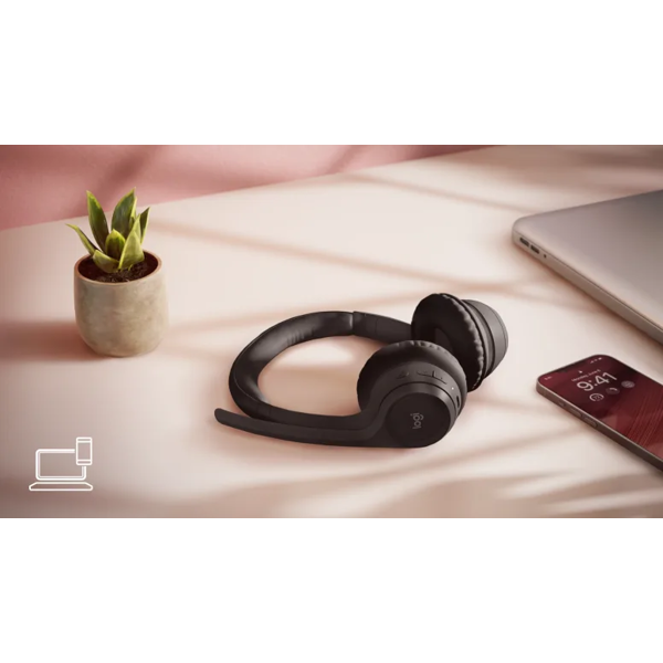 ყურსასმენი Logitech L981-001407 ZONE 300, Headset, Wireless, Bluetooth, Black