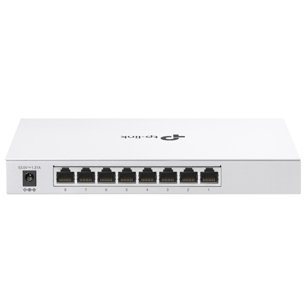 სვიჩი TP-Link Festa FS308GP, 8-Port Gigabit, PoE+ Smart Switch, White