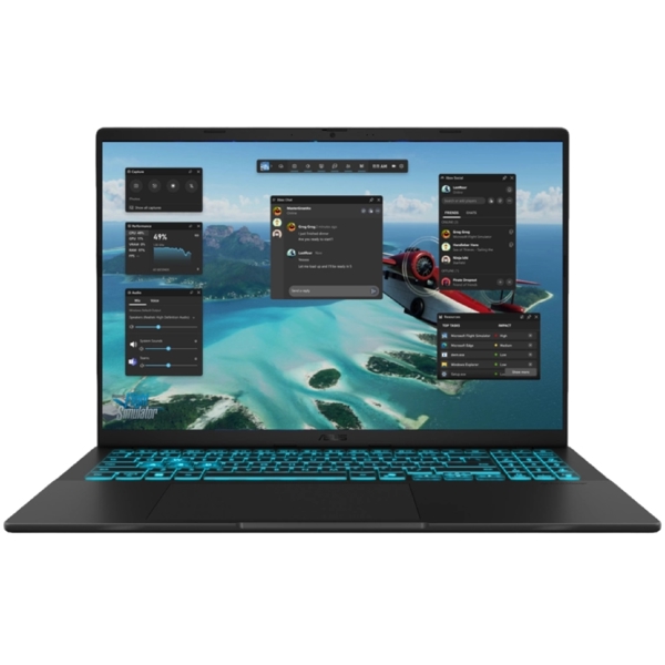 Notebook Asus V3607VM-RP049 V16, 16", Core 5-210H, 16GB, 512GB SSD, RTX5050 8GB, Black