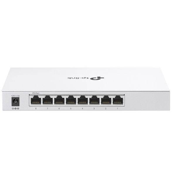 სვიჩი TP-Link Festa FS308G, 8-Port Gigabit, PoE+ Smart Switch, White