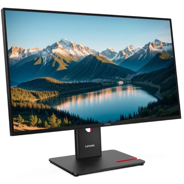 მონიტორი Lenovo 64A6GAT6EU ThinkVision T27Q-40, 27", Monitor, QHD, IPS, HDMI, DP, USB, USB-C, Black