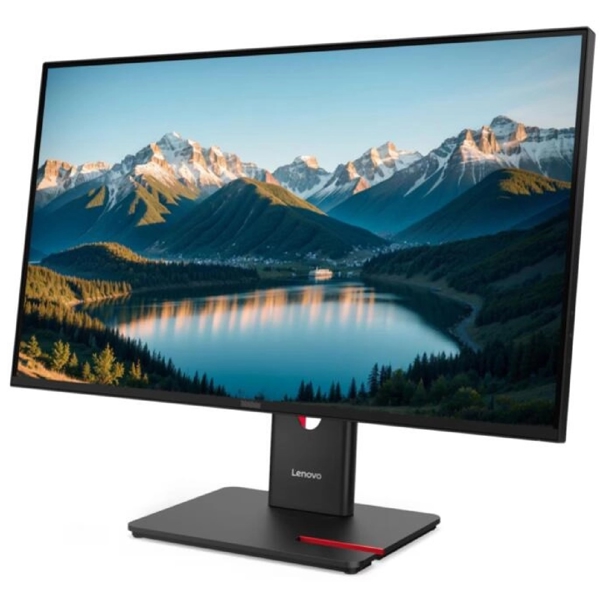 მონიტორი Lenovo 64A6GAT6EU ThinkVision T27Q-40, 27", Monitor, QHD, IPS, HDMI, DP, USB, USB-C, Black