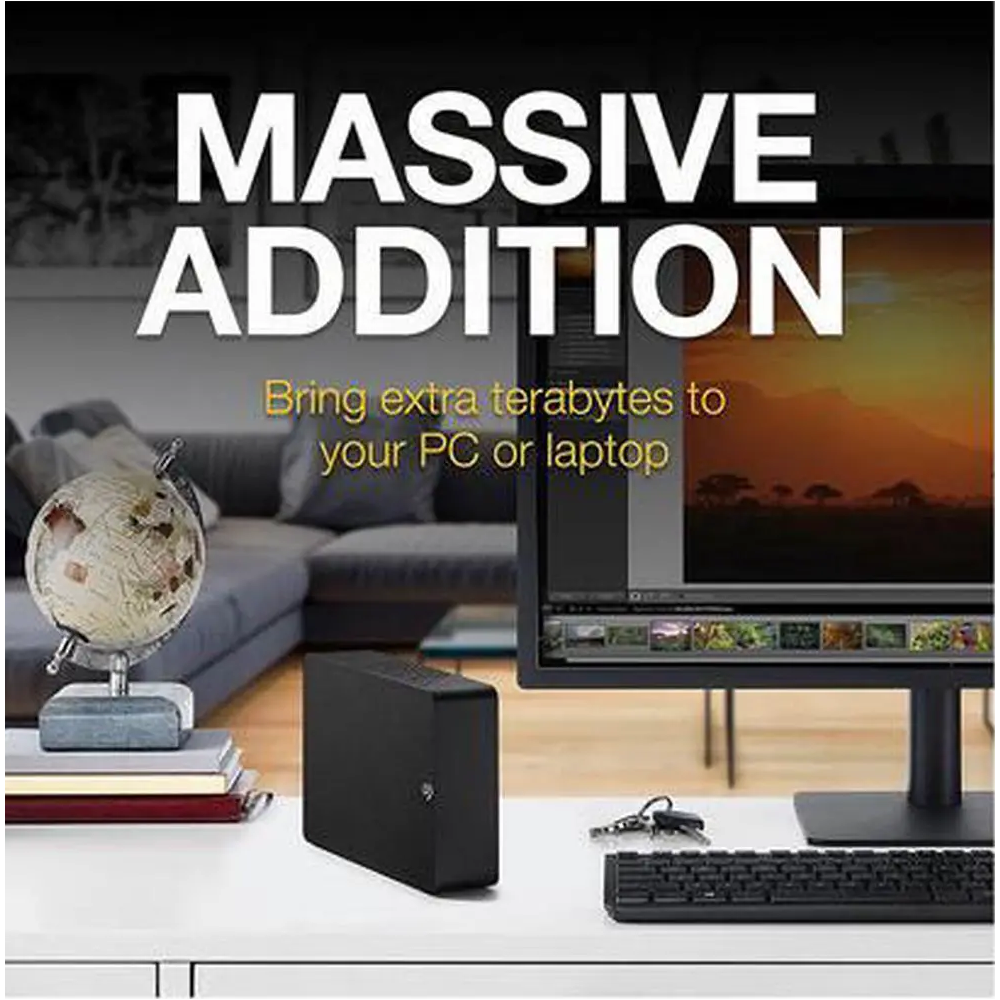 გარე მყარი დისკი Seagate STKP18000400, 18TB, External, 3.5'', USB 3.0, Black