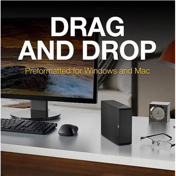 გარე მყარი დისკი Seagate STKP14000400, 14TB, External, 3.5'', USB 3.0, Black