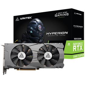 Graphics Card Arktek AKN2060SD6S8GH1 Super, GeForce RTX2060, 8GB, 256-Bit, DP, HDMI, Black