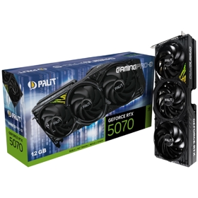 ვიდეო დაფა Palit NE75070019K9-GB2050U GamingPro-S, GeForce RTX5070, 12GB, 192bit, DP, HDMI, Black