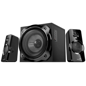 Speaker Genius SW-2.1 1850BT, 50W, Bluetooth, RCA, 3.5mm, Black