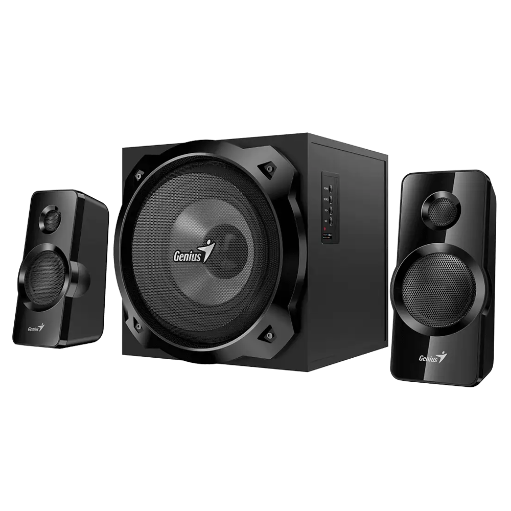 დინამიკი Genius SW-2.1 1850BT, 50W, Bluetooth, RCA, 3.5mm, Speaker, Black