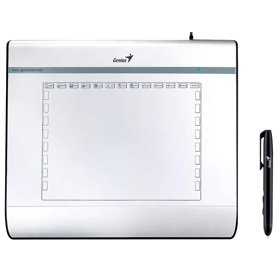 სახატავი პლანშეტი Genius EasyPen i608 Genius, 6” X 8” Pen Tablet, USB, Silver